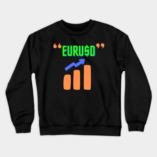 Forex Trading T-Shirt - Forex Lifestyle T-Shirt EURUSD Crewneck Sweatshirt